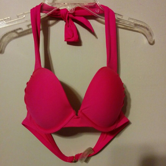 Hot Pink Bombshell Bathing Suit Top
