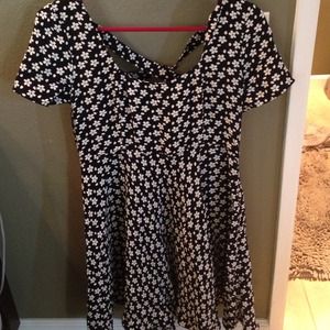 Floral cross back Urban Outfitters dress