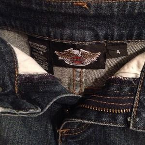 Harley Davidson denim shorts