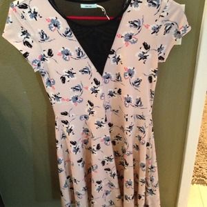 Pink Urban Outfitters- Kimchi Blue cutout dress