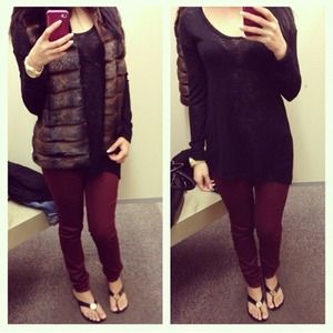 Nordstrom Black Knit Top