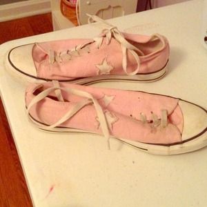 Pink all star converse