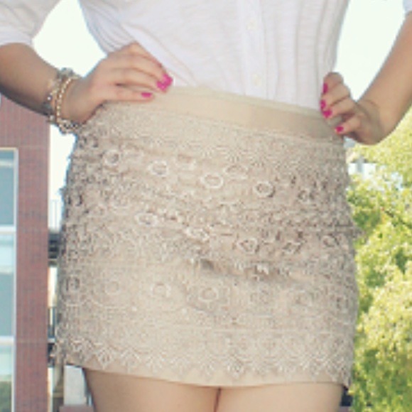 Mini Lace Skirt