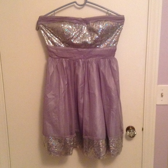Purple formal dress
