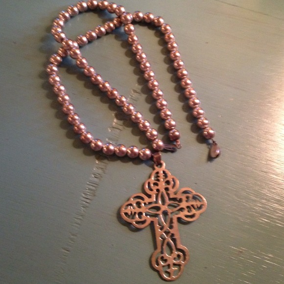 Sterling silver cross necklace
