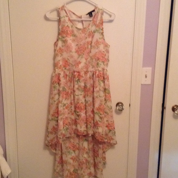 High low floral dress