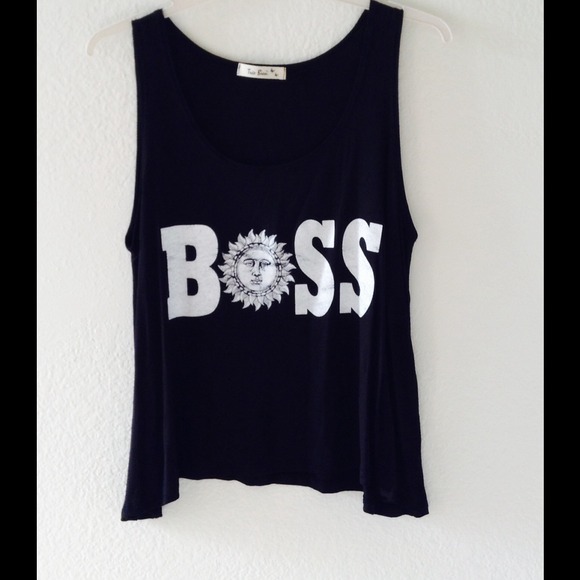 Boss tank in black