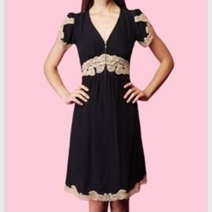 Betsey Johnson Silk 40s Frock Dress!