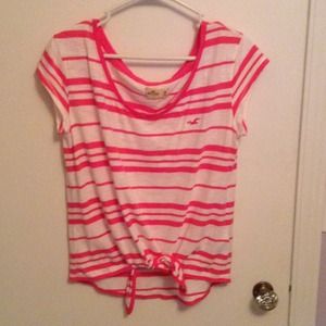 Pink hollister shirt
