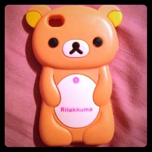 Peach Rilakkuma iPhone 4/4s phone case