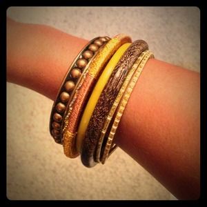 Gold bangles