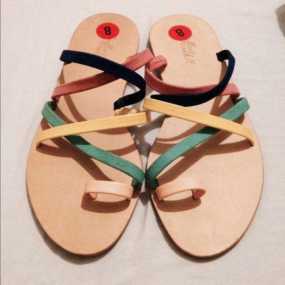 SOLD!! Loeffer&Randall multicolored sandals - Picture 2 of 4