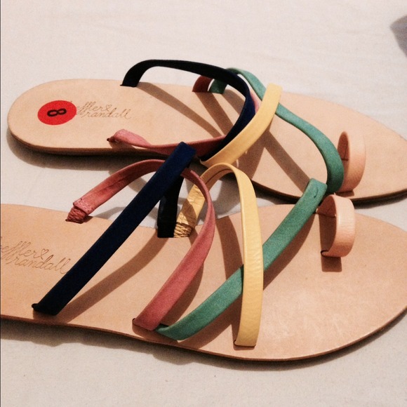 SOLD!! Loeffer&Randall multicolored sandals - Picture 3 of 4
