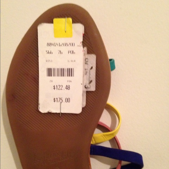 SOLD!! Loeffer&Randall multicolored sandals - Picture 4 of 4