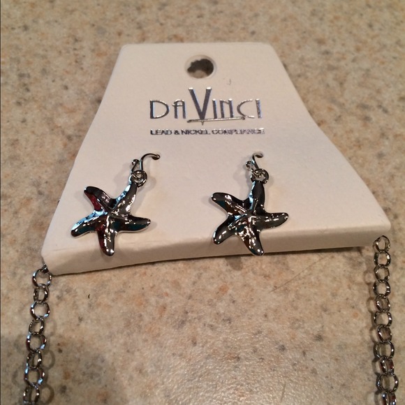 New starfish necklace and earrings - Picture 3 of 3