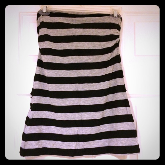 Hardly worn express stripped tube top