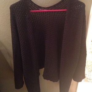 Black Brandy Melville knitted cardigan