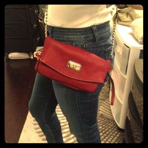 Nine West Crossbody Bag- Elegant Red