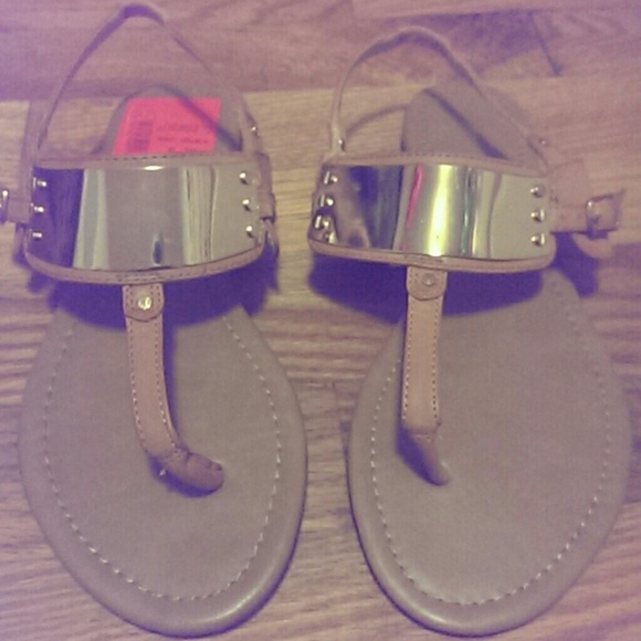 Tan sandals