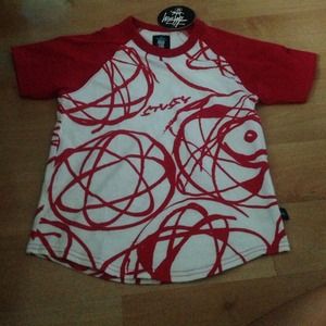 Kids Stussy baseball tee