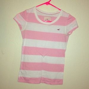 Pink and white stripe shirt