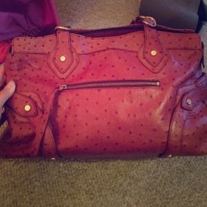 Red Elaine Turner purse