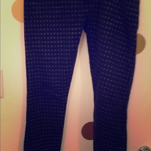 Current Elliot Polka Dot Skinny Jeans