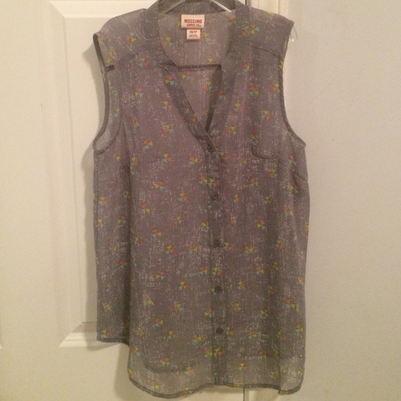 Triangle Gray Tank