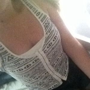Billabong tribal pattern crop top.