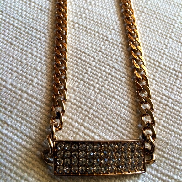 Gold Rhinestone Necklace