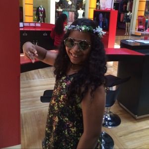 Beautiful Princess wearing our Purity Floral Crown