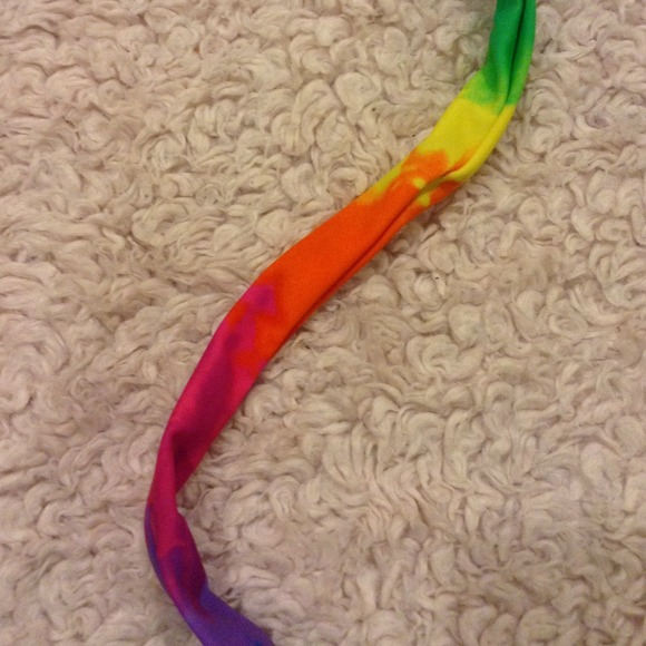 Rainbow Peace Bikini Top - Picture 2 of 4