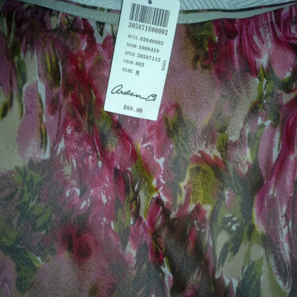 Arden B Floral Skirt