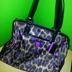 Authentic Leopard Print Coach Bag, New never used