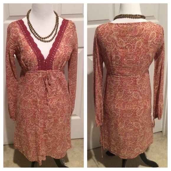 Arden B: paisley dress, size XS