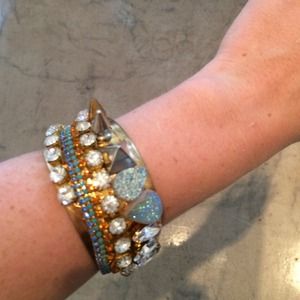Lily Dawson spike and crystal cuff
