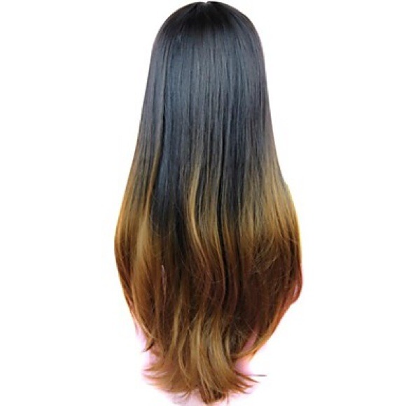 Full bang ombr? synthetic wig - Picture 2 of 3