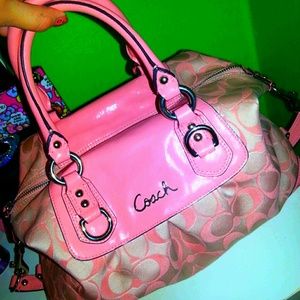 Pink Coach Bag