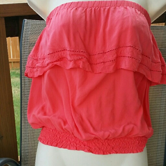 Kirra Tops - XXBUNDLEDXX Coral Tube Top