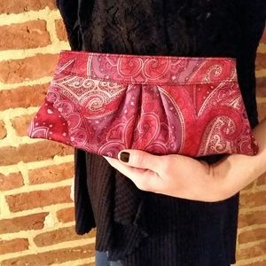 REDUCED! Lauren Merkin Eve clutch in purple