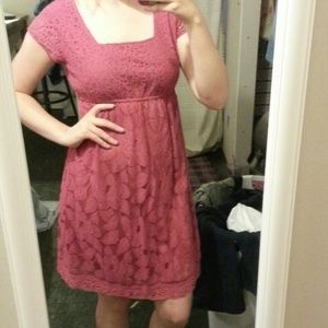 Square neck babydoll dress