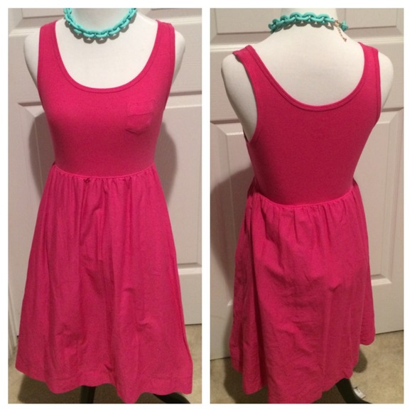 GAP: hot pink dress
