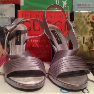 Nina New York silver heels