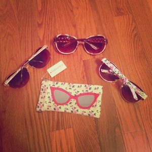 Steve Madden, Betsey Johnson, & Guess Sunglasses