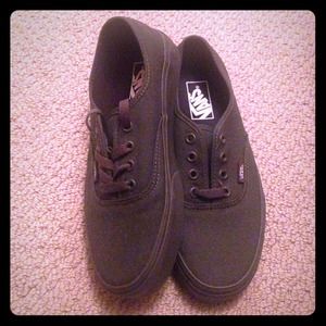 Dark grey Vans! BRAND NEW, never worn!
