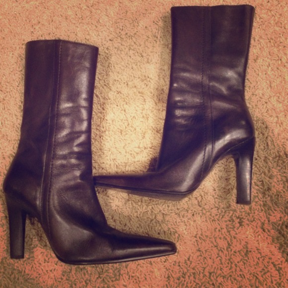 Brown leather Boots. (gifted)