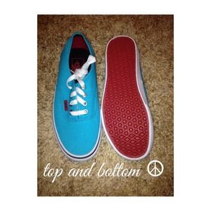 Turquoise Vans