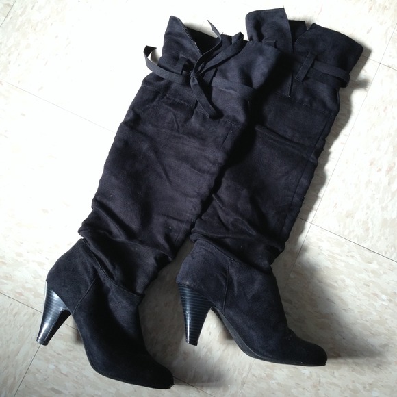 Charlotte Russe knee-high boots