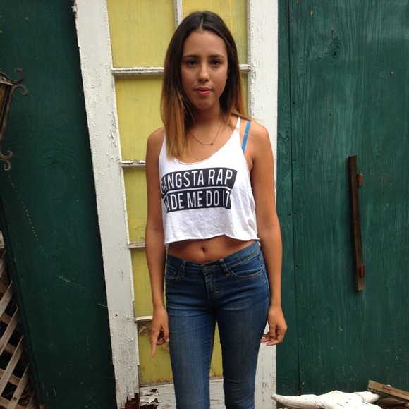 Brandy Melville gangsta rap tank