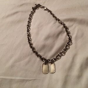 Gucci toggle dog tags